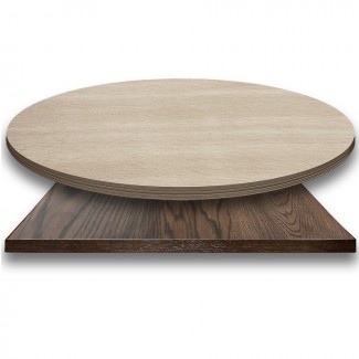Square Round Rectangle Laminate Wood Edge Engineered Wood Economical Commercial Restaurant Hospitality Healthcare Assisted Living Dining Table Top Made in USA